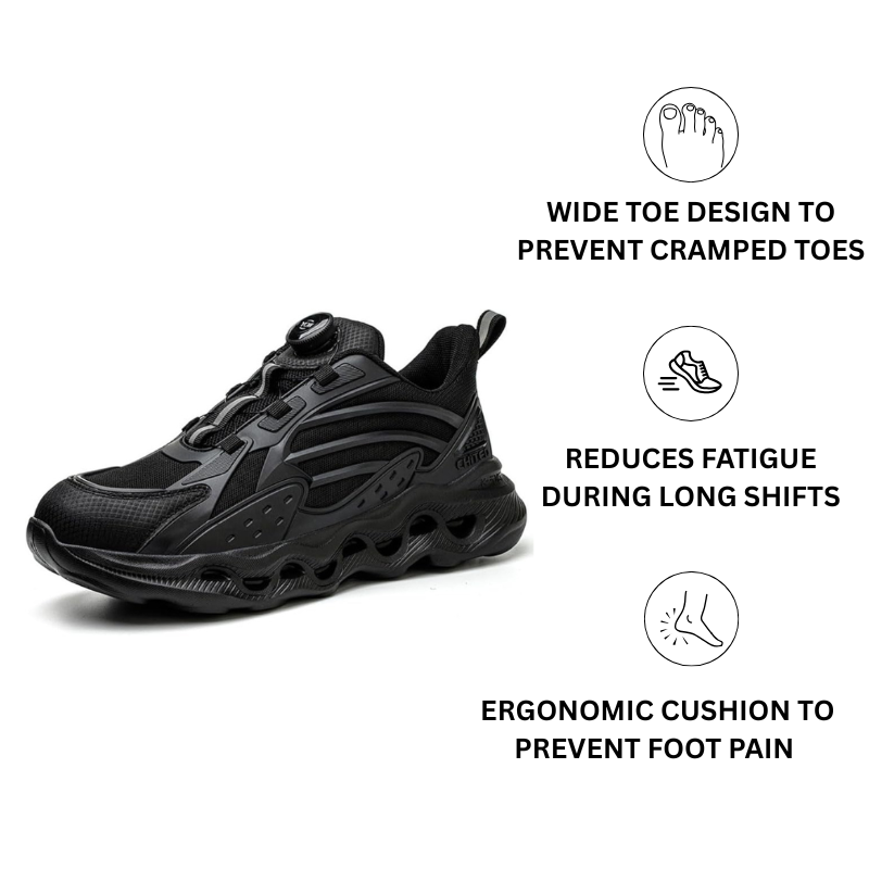 "Lion" -  Steel Toe Work Shoes