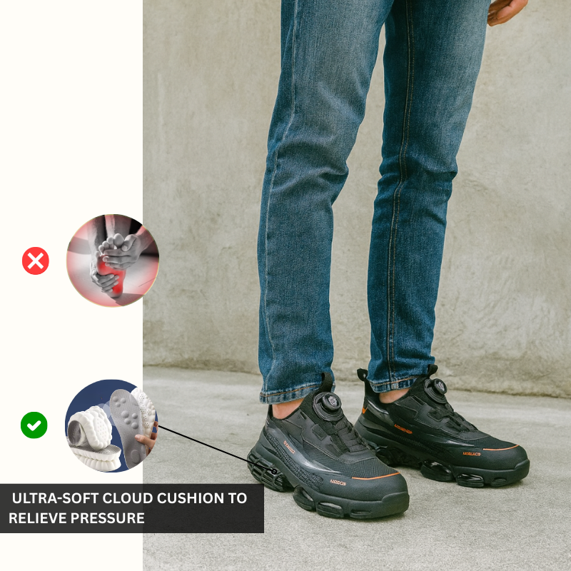 "Knight"- Steel Toe Work Shoe