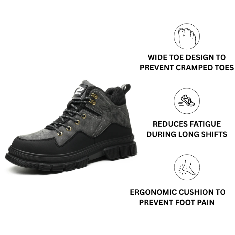 "Wolf"-  Steel Toe Work Boots