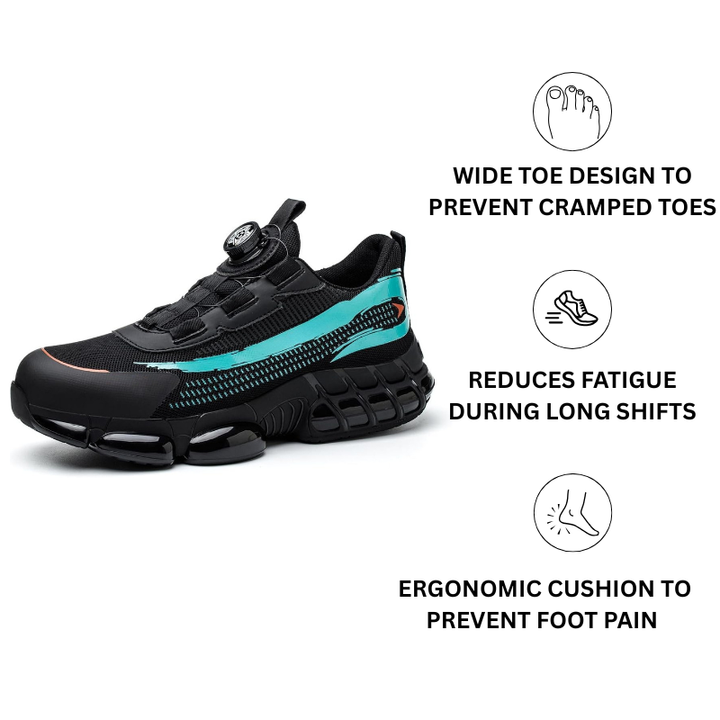 "Knight"- Steel Toe Work Shoe