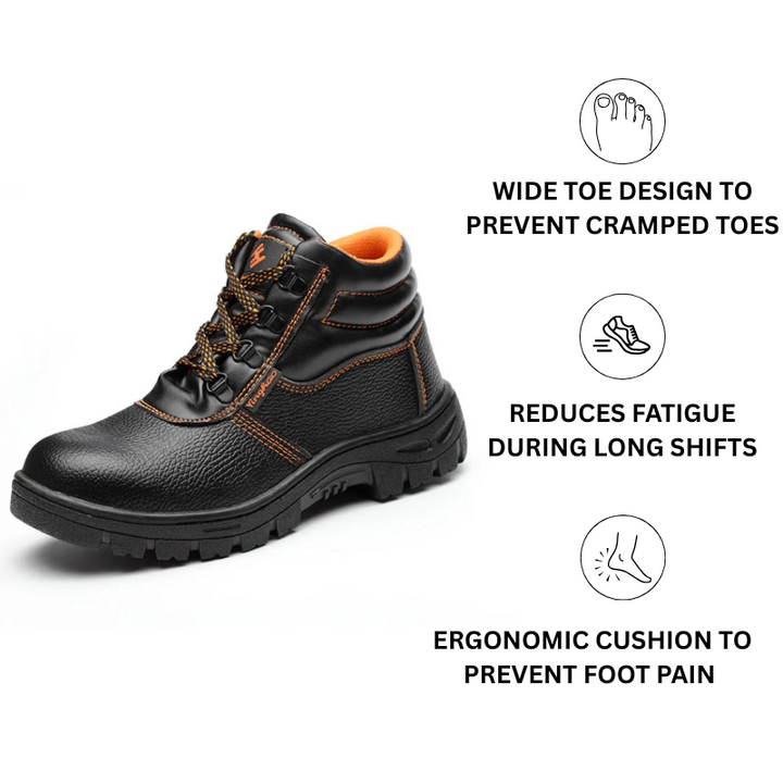 “Rocket”- Leather Waterproof Steel Toe Boot