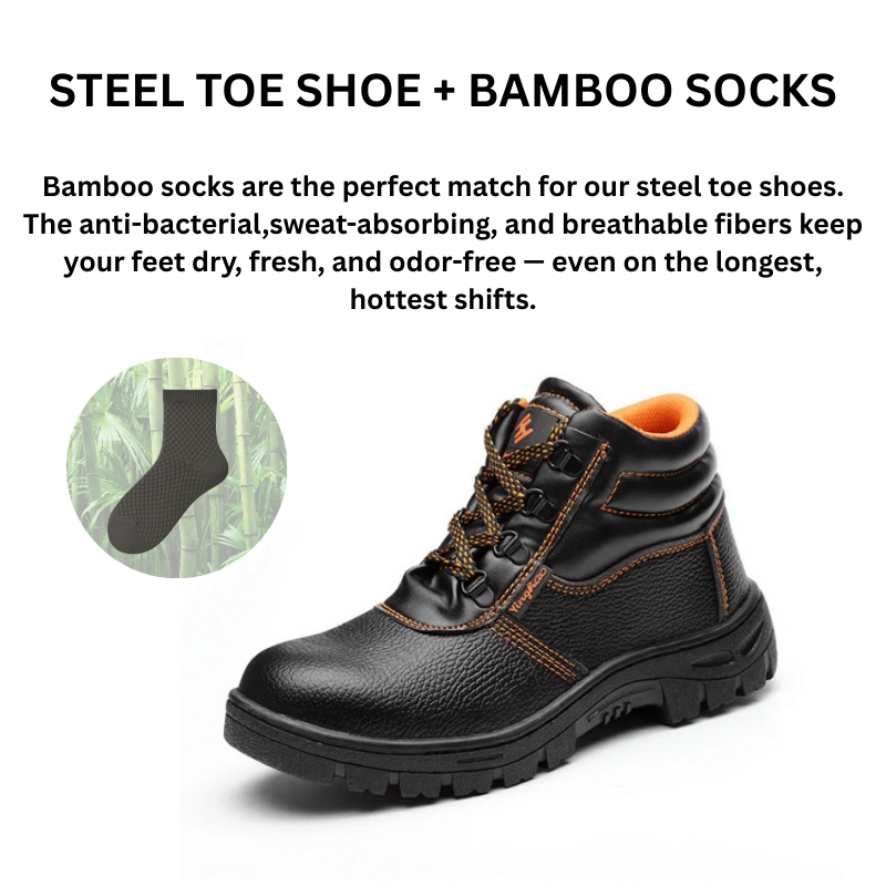 “Rocket”- Leather Waterproof Steel Toe Boot