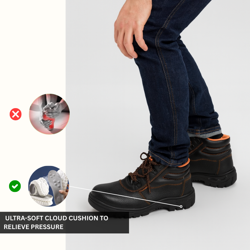 “Rocket”- Leather Waterproof Steel Toe Boot