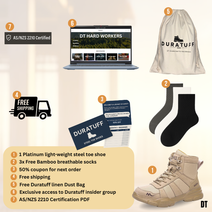 "Platinum"- Waterproof Steel Toe Boot