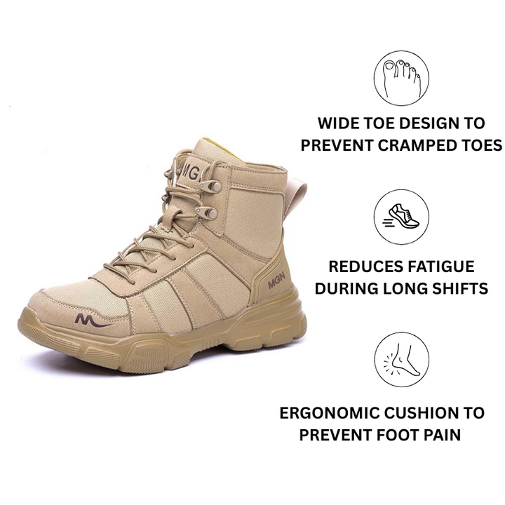 "Platinum"- Waterproof Steel Toe Boot