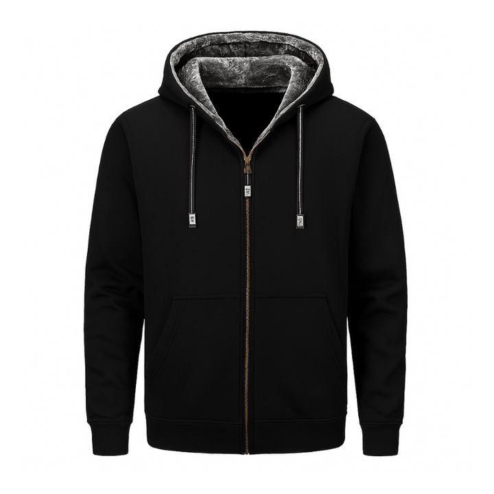 "Coyote"- Wool Insulated Winter Hoodie