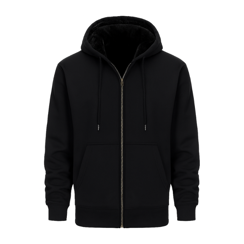 "Coyote"- Wool Insulated Winter Hoodie