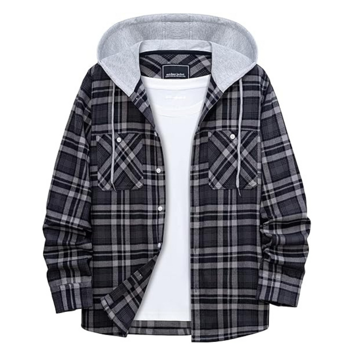 "Classic" - Flannel Insulated Work Hoodie