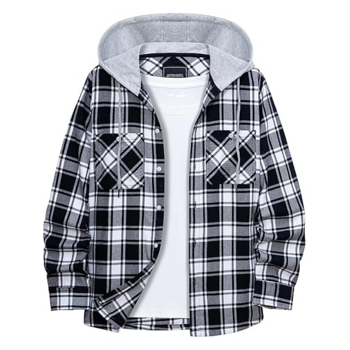 "Classic" - Flannel Insulated Work Hoodie